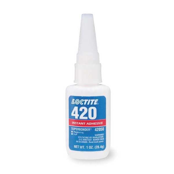 Instant Adhesive,  420 Series,  Clear,  1 oz,  Bottle