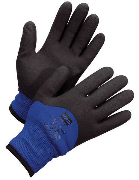 Cut Resistant Coated Gloves,  2 Cut Level,  PVC,  L,  1 PR