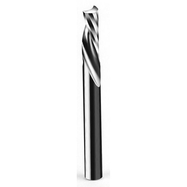 1/4" One Flute Routing End Mill Plunge Point 2"L