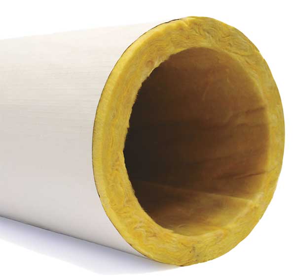 4" x 3 ft. Pipe Insulation,  1" Wall