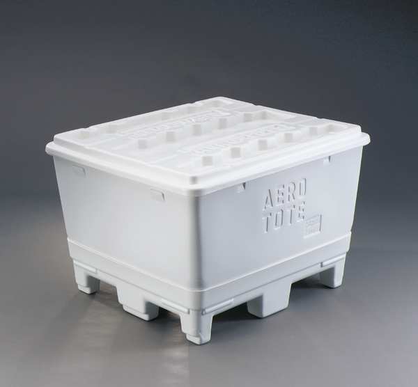 White Plastic Bulk Container Lid