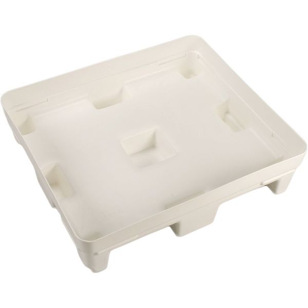 White Plastic Bulk Container Pallet