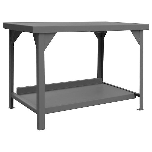 Workbenches,  Steel,  60" W,  34" Height,  12, 000 lb.,  Straight