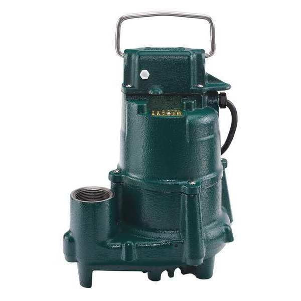 Submersible Effluent Pump, 1/2hp, 4.7A