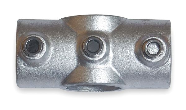 Structural Pipe Fitting,  Slip-On Cross,  Cast Iron,  1 in Pipe Size,  50000 lb Tensile Strength
