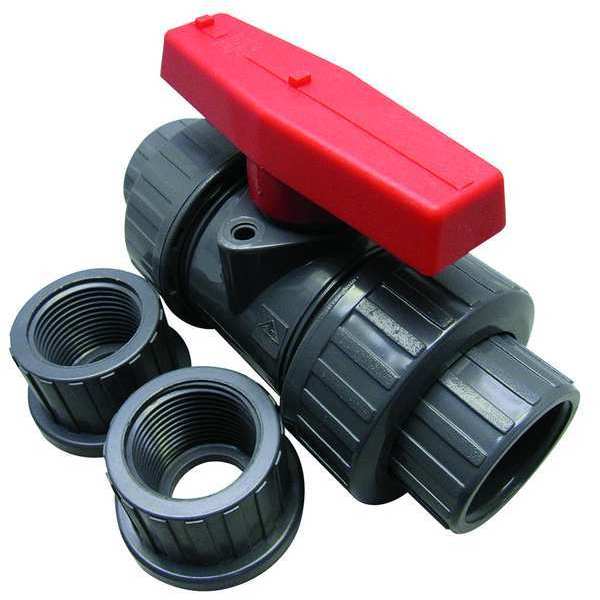 1/2" Socket PVC Ball Valve Union