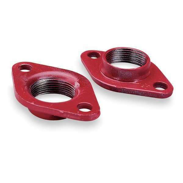 Cast Iron Flange, 1 in., Pk2