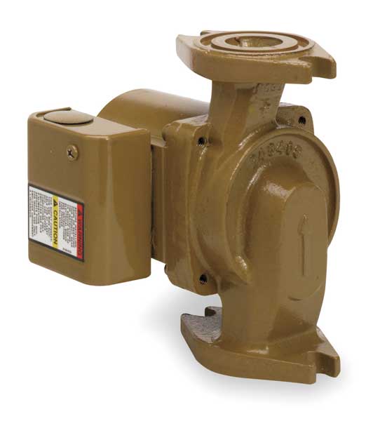 Hydronic Circulating Pump, 1/25 hp, 115V, 1 Phase, Flange Connection
