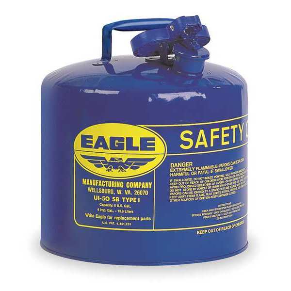 5 gal. Blue Galvanized steel Type I Safety Can for Kerosene
