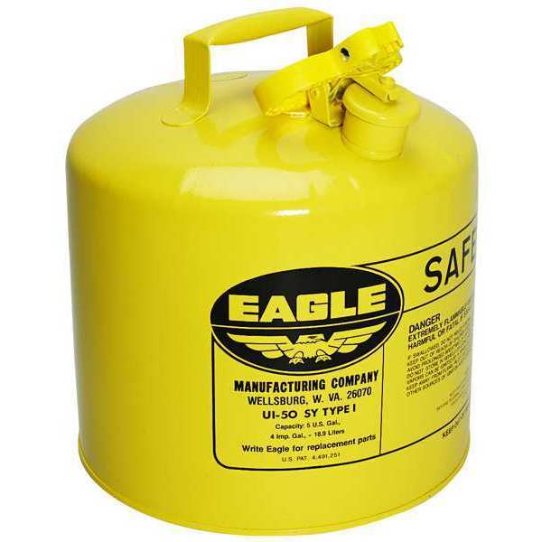 5 gal. Yellow Galvanized steel Type I Safety Can for Diesel