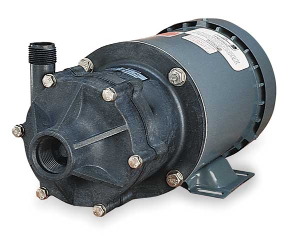 1/2 HP PPS Magnetic Drive Pump 115/230V 1" FPT