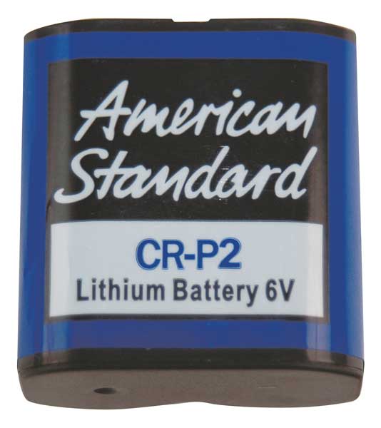 Lithium Faucet Battery,  6V,  Fits American Standard Brand,  For Serin Series,  CR-P2