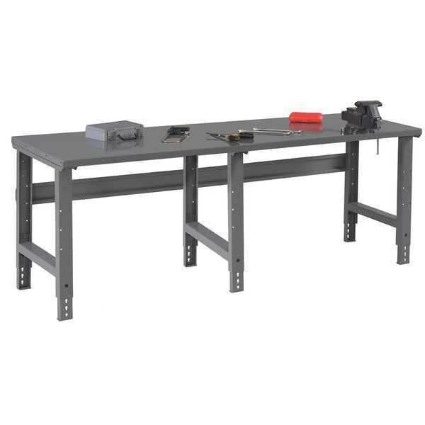 Bolted Work Bench,  Steel,  96" W,  33-1/2" Height,  4000 lb.,  Straight