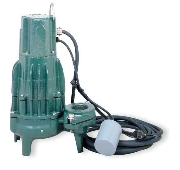 Waste-Mate 2 HP 2" Auto Submersible Sewage Pump 230V Tether