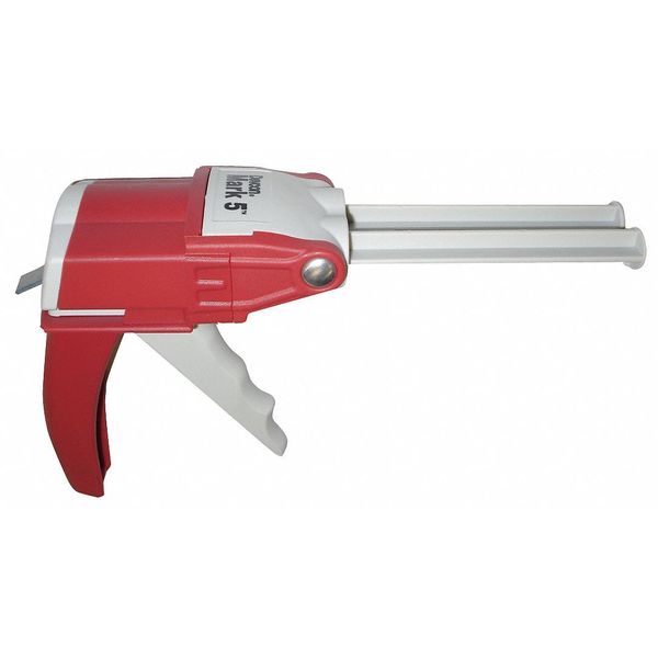 Multiple Ratio Two-Part Applicator,  Gray/Red,  1:1,  10:1,  2:1 Mixing Ratio