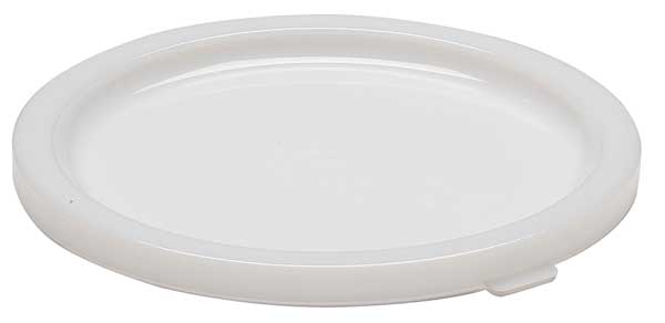 Round Lid for 12,  18 & 22 Quart Poly White