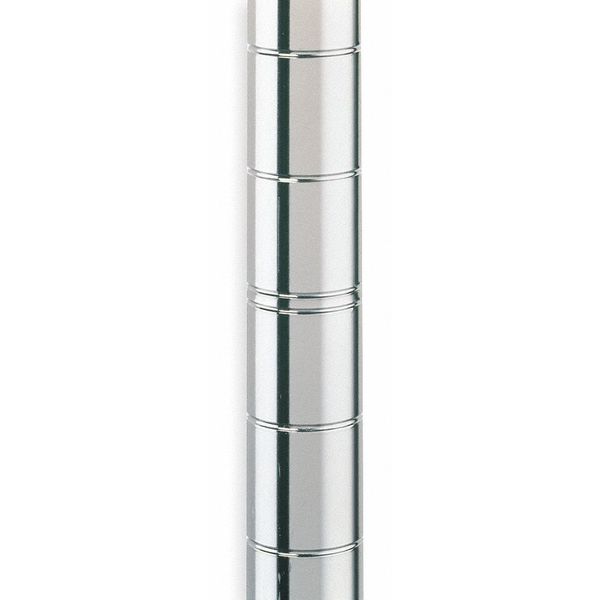 Mobile Post,  1"W x 74-5/8"H,  Chrome