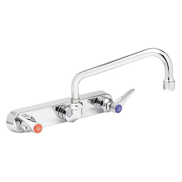 Manual,  8" Mount,  2 Hole Low Arc Kitchen/Bathroom Faucet