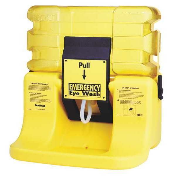 On-Site Eyewash Station in Yellow