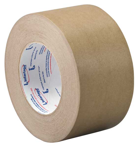 Flatback Masking Tape, Brown, 3 In x 60 Yd
