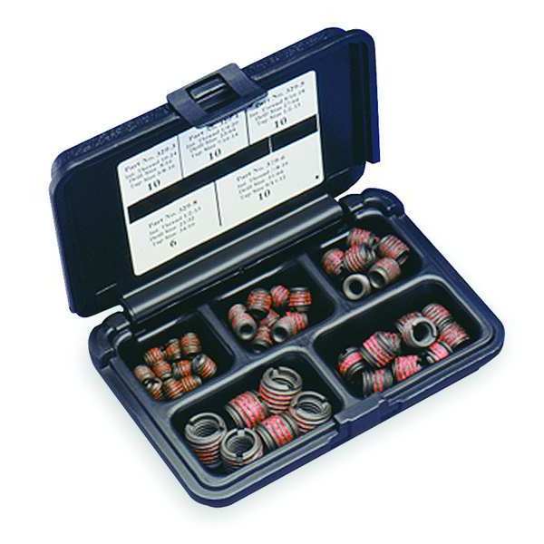 Thread Repair Kit,  Self Locking Thread Inserts,  M3-0.50,  M4-0.7,  M5-0.8,  M6-1.0,  M8-1.25,  Plain