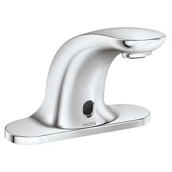 Sensor,  4" Mount,  Commercial 3 Hole Low Arc Bathroom Faucet