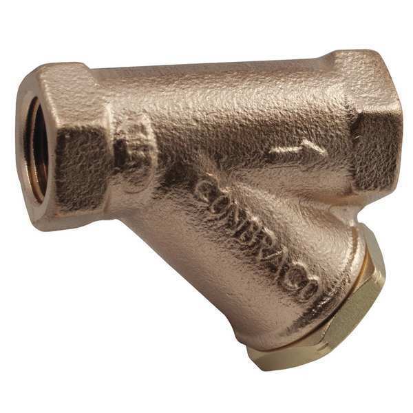 1/4",  FNPT x FNPT,  Lead Free Bronze,  Y Strainer