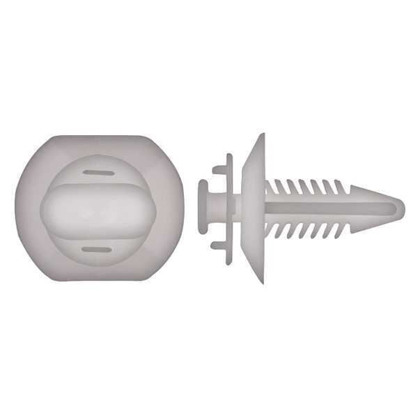 Retainer,  Round Head,  6.5 mm Dia.,  21 mm L,  Nylon Body,  25 PK