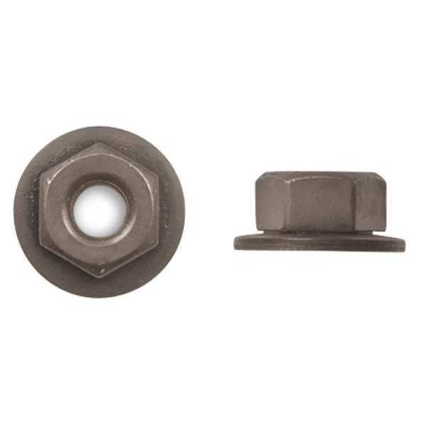 Flange Nut,  M5-0.80,  Steel,  Not Graded,  Phosphate,  15 mm Hex Wd,  7 mm Hex Ht,  50 PK