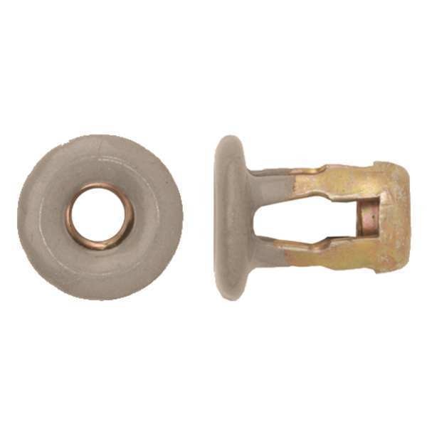 Jack Nut Rivet Nut,  1/4"-20 Dia./Thread Size,  5/8 in L,  Steel,  25 PK
