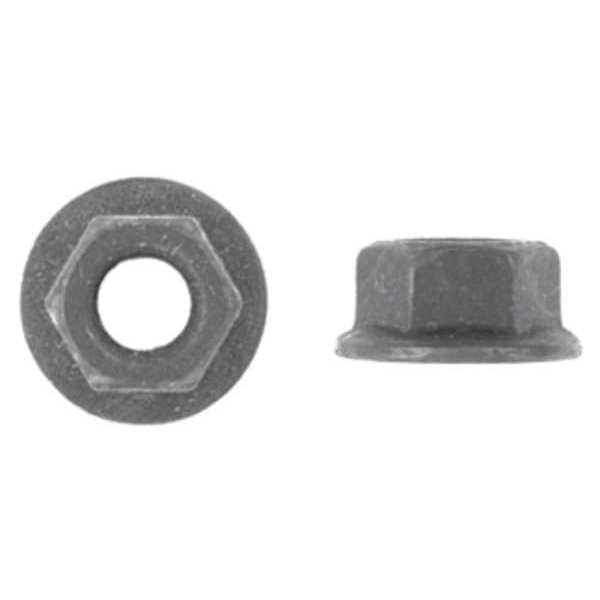 Flange Nut,  M5-0.80,  Steel,  Not Graded,  Phosphate,  11 mm Hex Wd,  5 mm Hex Ht,  50 PK
