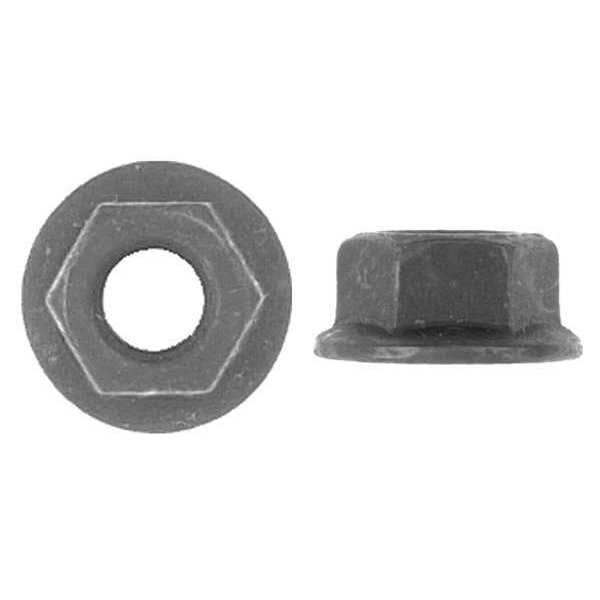 Flange Nut,  M10-1.50,  Steel,  Not Graded,  Phosphate,  21 mm Hex Wd,  11 mm Hex Ht,  25 PK