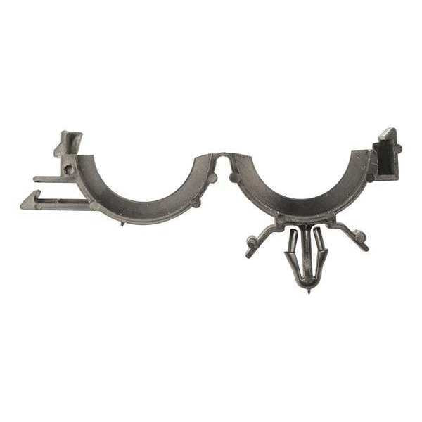 Clip,  3/4 in Dia.,  Nylon Body,  25 PK