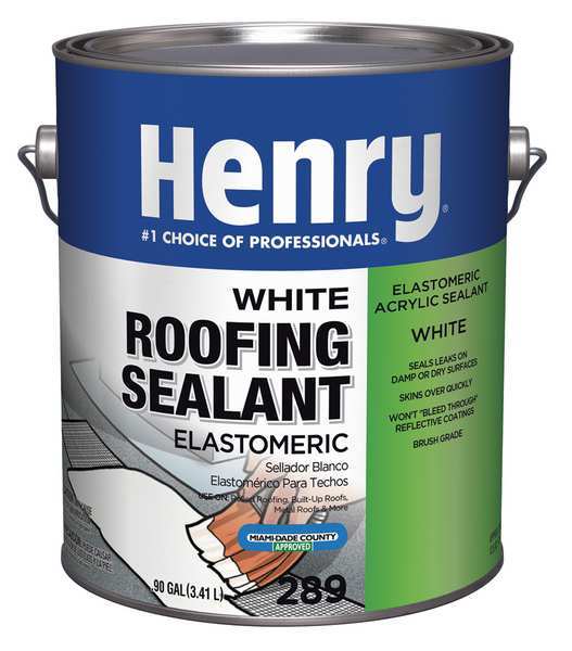 Roofing Sealant,  1 gal,  Pail,  White