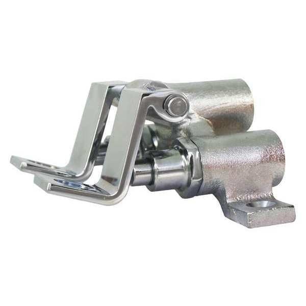 Double Foot Pedal 0 Hole Foot Lever,  Chrome