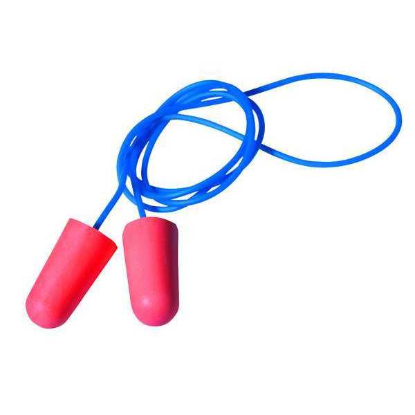 Disposable Corded Ear Plugs,  Bullet Shape,  32 dB,  100 Pairs