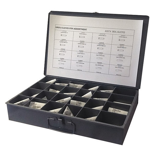 Pin Assortment, 16 Sizes, 80 pcs.