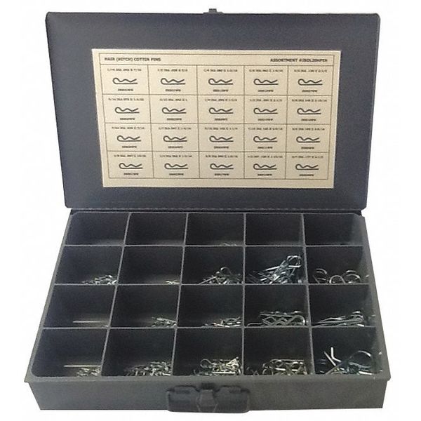 Pin Assortment, 20 Sizes, 1100 pcs.