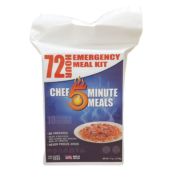 Food Ration Packet, 77 oz., 3 Courses