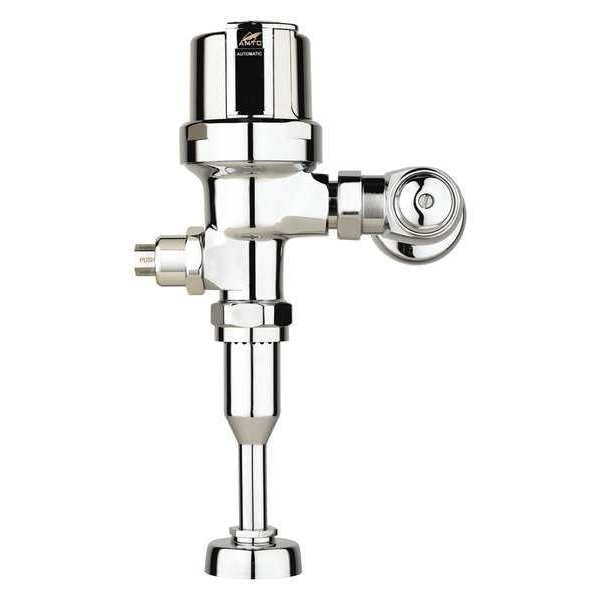 0.5 gpf,  Urinal Automatic Flush Valve,  Polished chrome,  3/4 in IPS