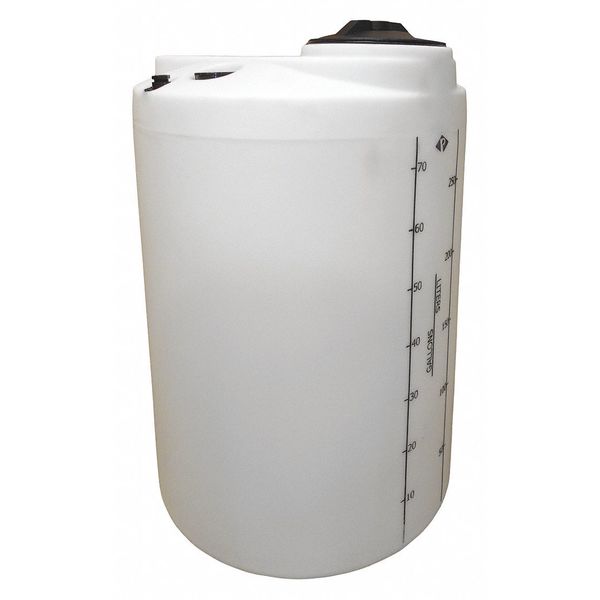 Storage Process Chemical Tank,  Vertical,  LDPE 1.9,  Nat,  75 Gal