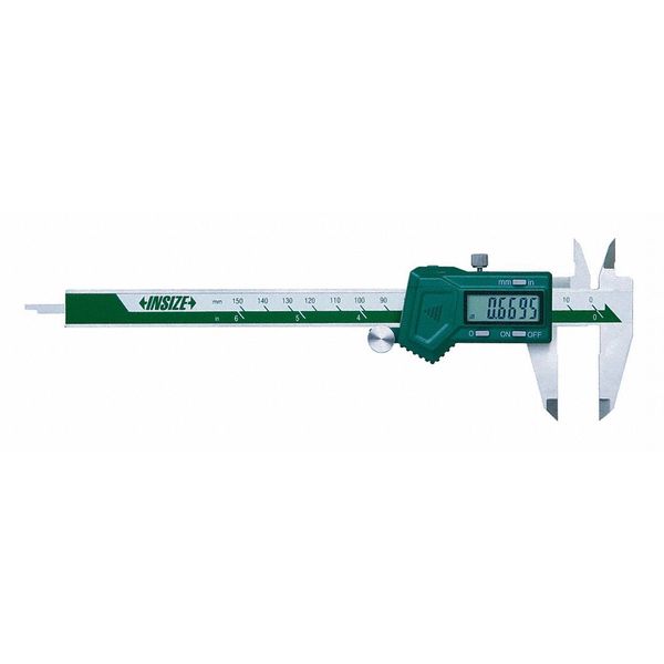 Digital Caliper, SS, 0-6"/0-150mm Range