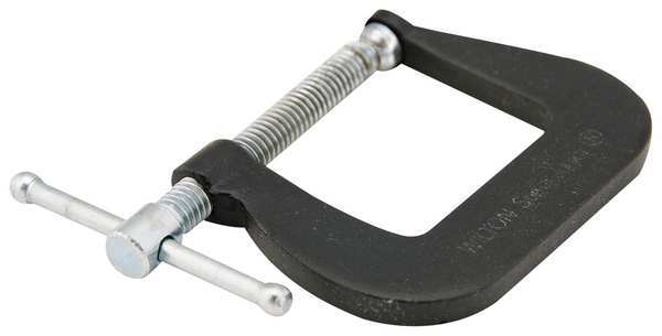 C-Clamp, 1-1/2", Steel, Light Duty, 850 lb.