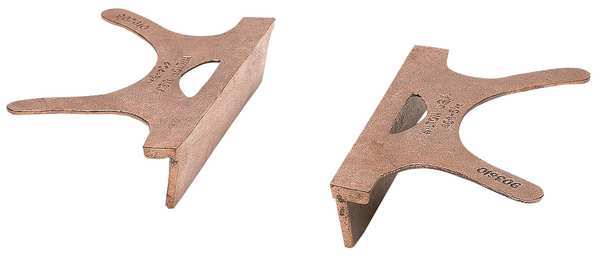 Replacement Vise Jaw, Copper, 3 in, PR