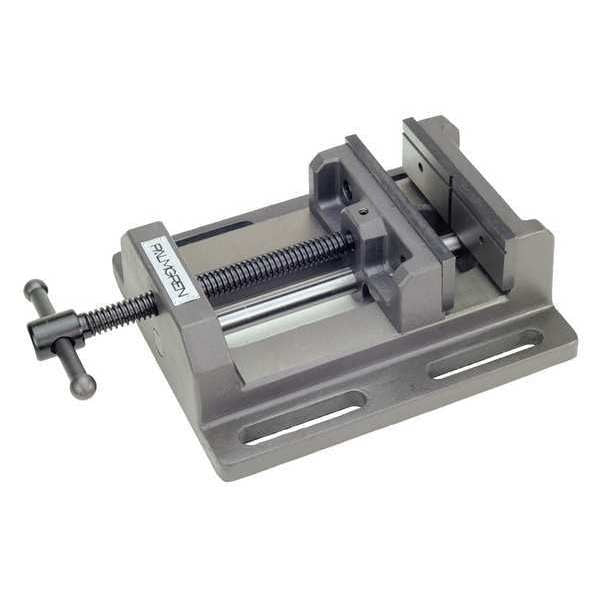 Drill Press Vise, Low Profile, 6in Jaw W.