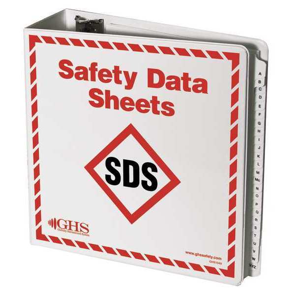 SDS Binder, With A-Z Dividers
