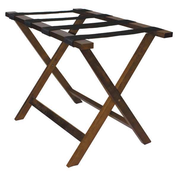 Luggage Rack, Wood, 20 In H, Holds 300 lb