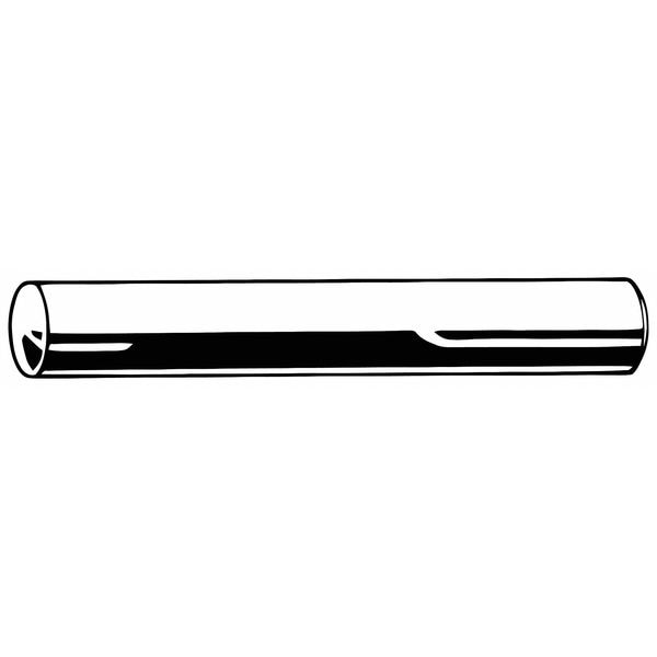 Dowel Pin, Steel, Plain, 1/16in.dia., PK100