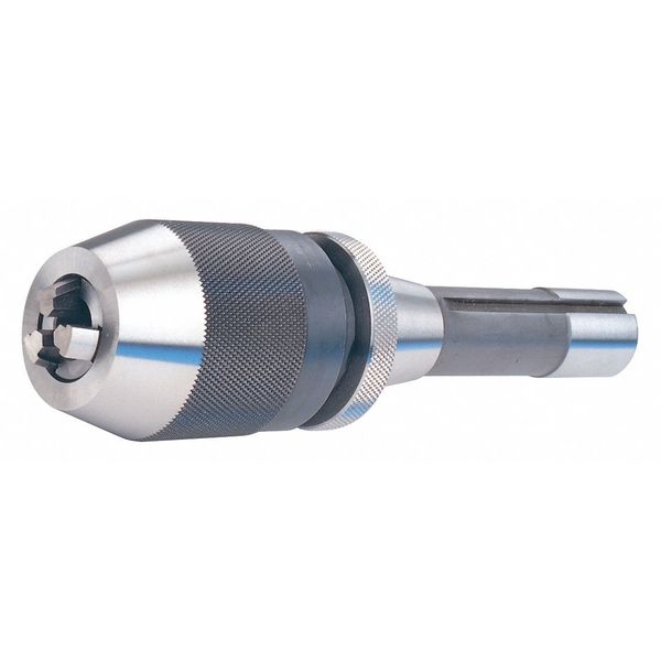 Keyless Drill Chuck 1/2" Cap.,  R8 Mount Size,  Steel