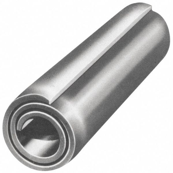 Spring Pin, Coiled, 1/16inx3/8in, Pln, PK100